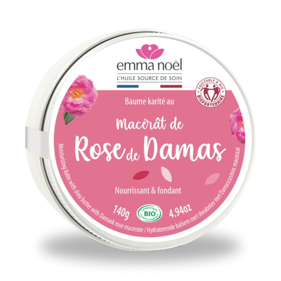 beurre de karité rose de damas Emma Noël